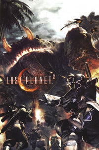 Lost Planet 2 movie poster print showcasing vibrant artwork