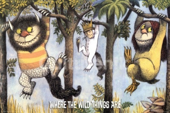 Where The Wild Things Are Hanging From Trees Poster Print