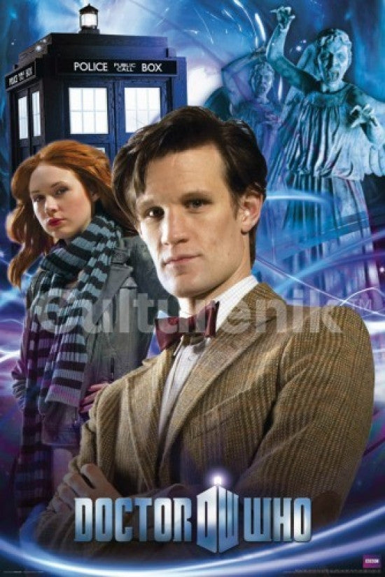 Doctor Who - 11th Doctor and Amy Pond Rolled Poster Print