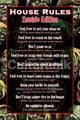 House Rules - Zombie Poster Print (34x22) | Posterazzi