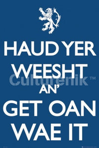 Scotland Keep Calm Rolled Poster Print - 34x22