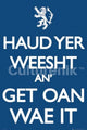 Scotland Keep Calm Rolled Poster Print - 34x22