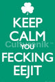 Ireland Keep Calm Poster Print - Rolled Art for Home & Office