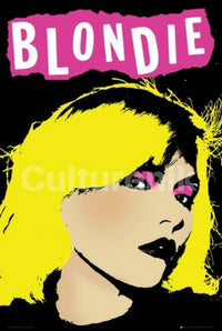 Blondie Punk Pop Art Pink Poster Print - 34x22