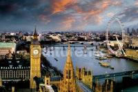Reichold London Thames Rolled Poster Print - 34x22