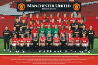 Manchester United Team Photo Rolled Poster Print - 34x22