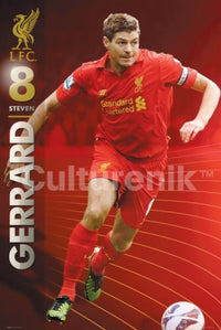 Liverpool Gerrard 1213 Poster featuring vibrant colors and detailed imagery.
