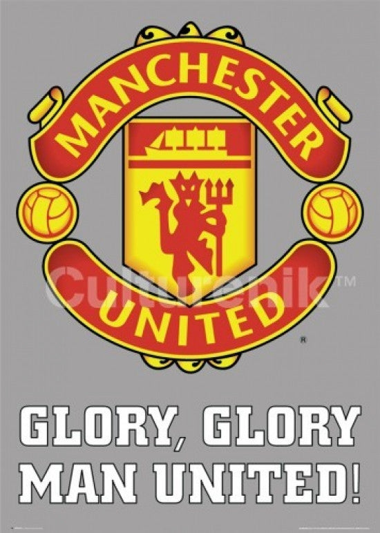 Manchester United Club Crest Rolled Poster Print