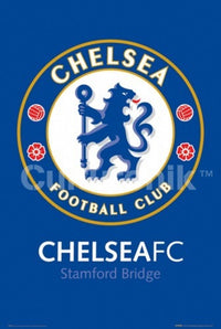 Chelsea FC Club Crest Stamford Bridge Poster Art Print