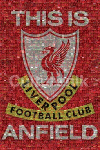 Liverpool Mosaic Poster Print - 36x24 - Posterazzi