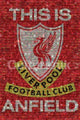 Liverpool Mosaic Poster Print - 36x24 - Posterazzi