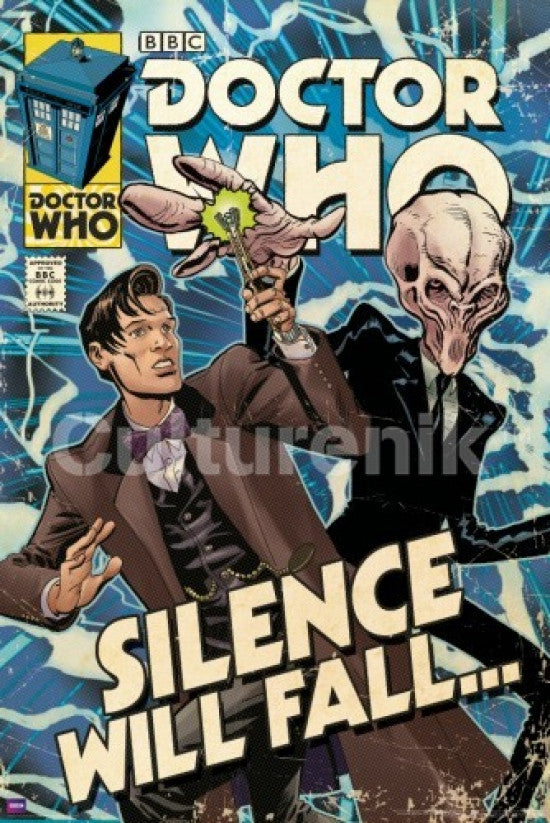 Doctor Who Silence Will Fall Comic Cover Poster Print - 34x22