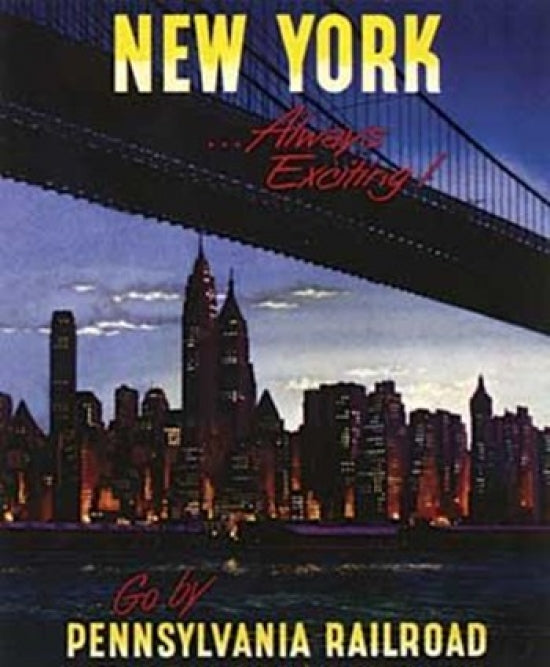 New York - Pennsylvania Railroad Poster Print