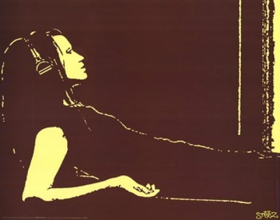 Lounging Poster Art Print showing vibrant colors and intricate details.