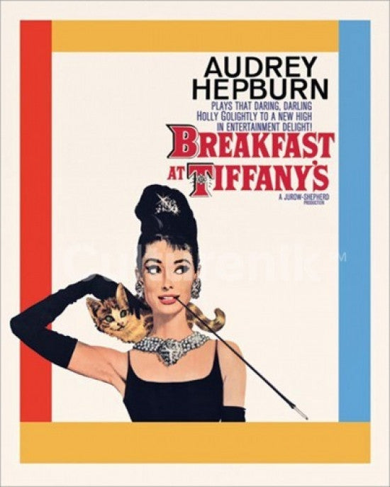 Audrey Hepburn - Breakfast At Tiffany's One Sheet Poster Print