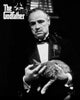 Godfather - Cat Black and White Poster Print