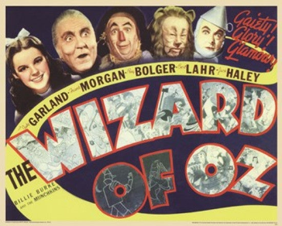 Wizard of Oz Retro Poster Print - Classic Movie Artwork