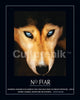 No Fear Wolf Poster Print - 20x16 Rolled Poster