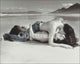 Passion on Beach Couple Rolled Poster Print - 20x16