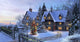 Christmas Card Poster Print by Dominic Davidson showcasing festive design.