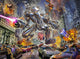 The Ladenator Poster Print by Adrian Chesterman, vibrant and creative artwork.