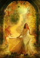 Into Dreams Poster Print by Aimee Stewart - Whimsical and colorful artwork.