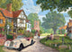 A Drive Out Poster Print by Steve Crisp showcasing a serene landscape.