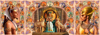 Farley Egyptian Triptych Poster Print by Andrew Farley showcasing ancient Egyptian art.
