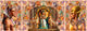Farley Egyptian Triptych Poster Print by Andrew Farley showcasing ancient Egyptian art.