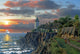 Spivy Point Poster Print by Dominic Davidson showcasing serene landscapes.