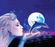Dolphin Princess Variant 1 Poster Print by Robin Koni capturing enchanting marine life.