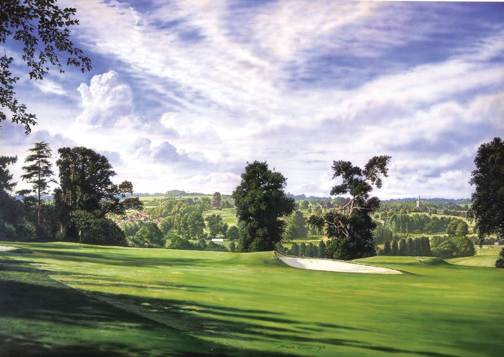 Sunny Afternoon Poster Print by Steve Crisp - Vibrant landscape artwork