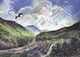 Glencoe Poster Print by Steve Crisp showcasing a scenic landscape.