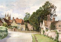 Penshurst Scenic Poster Print by Steve Crisp showcasing the beauty of the English countryside.