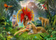 Paradise Bird Poster Print by Jan Patrick showcasing vibrant colors and details.