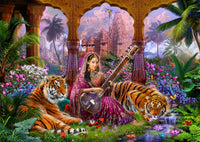 Indian Harmony Poster Print by Jan Patrick, vibrant colors and intricate design.
