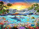 Tropical Bay (Variant 1) Poster Print by Adrian Chesterman
