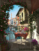 Venice Vue Poster Print by Dominic Davidson showcasing the iconic canals and architecture of Venice.