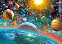 Universal Splendor Poster Print by Adrian Chesterman showcasing vibrant colors.