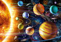 Planetary System Poster Print by Adrian Chesterman showcasing the solar system.