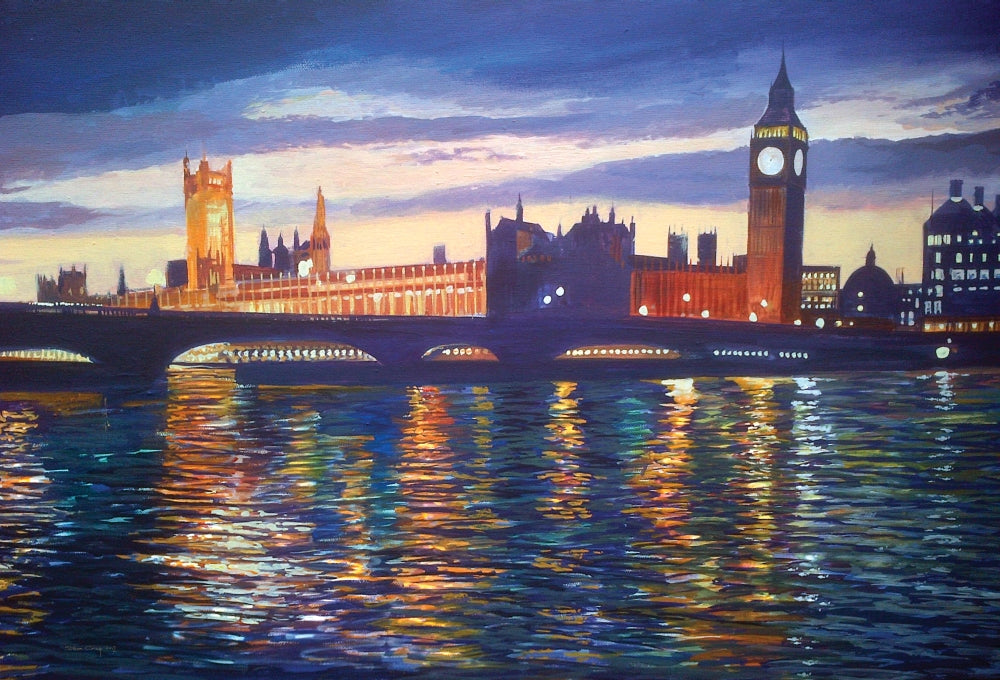 Big Ben Poster Print by Steve Crisp showcasing London's iconic landmark.