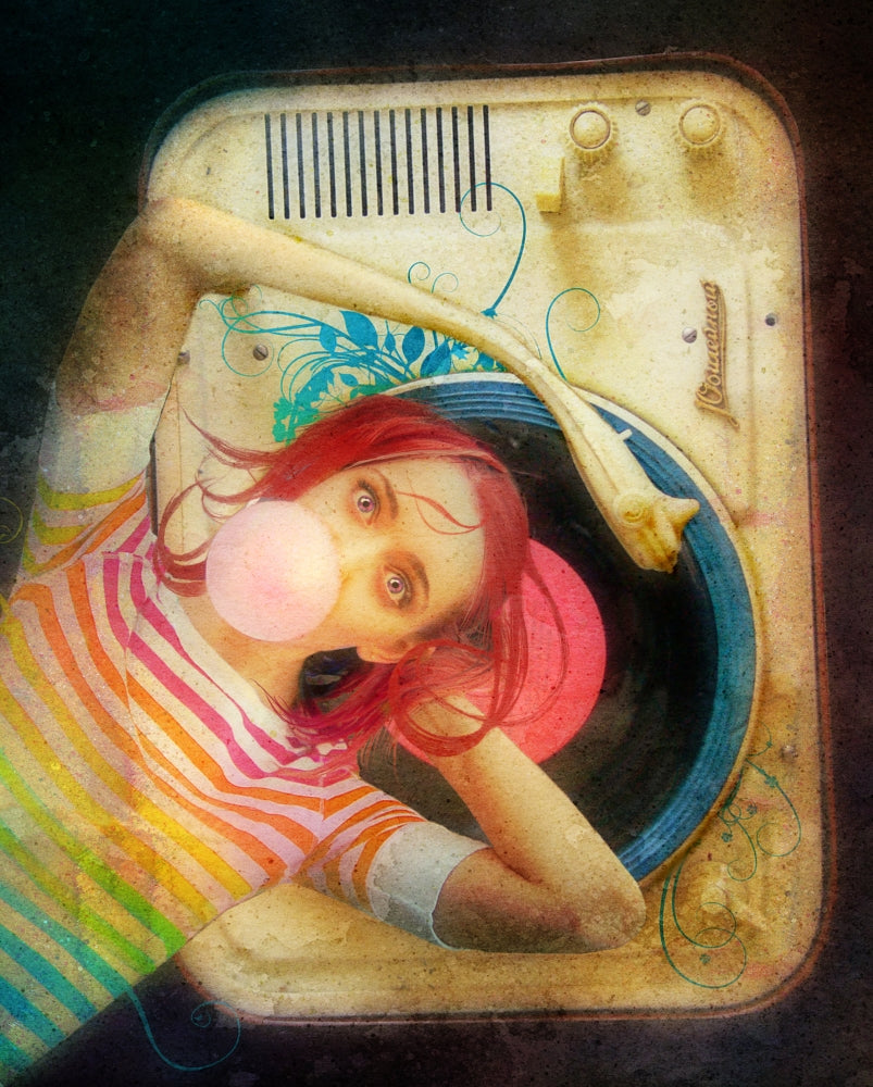 Bubblegum Pop Poster Print by Aimee Stewart featuring vibrant colors and playful design.