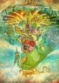 Imagine Poster Print by Aimee Stewart showcasing vibrant colors and intricate details.