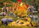 African Harmony Poster Print by Jan Patrick showcasing vibrant colors and intricate designs.