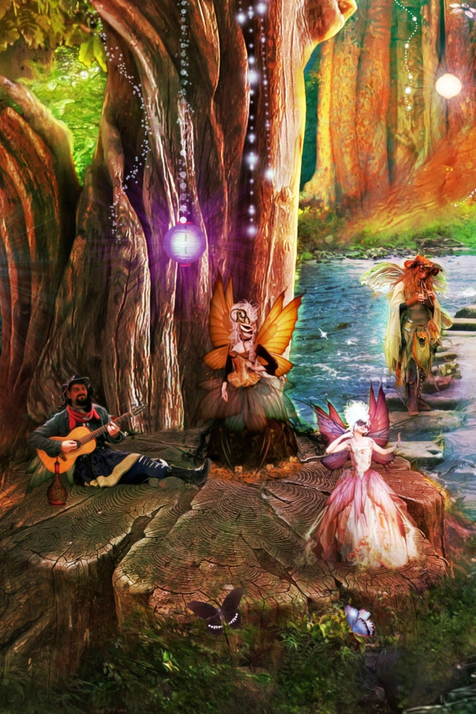 Butterfly Ball Party Poster Print by Aimee Stewart, colorful art