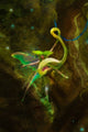 Floating Green Aurora Dancer Poster Print by Aimee Stewart, vibrant colors of the aurora borealis.