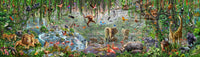 African Mural Panorama Poster Print by Adrian Chesterman
