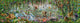 African Mural Panorama Poster Print by Adrian Chesterman