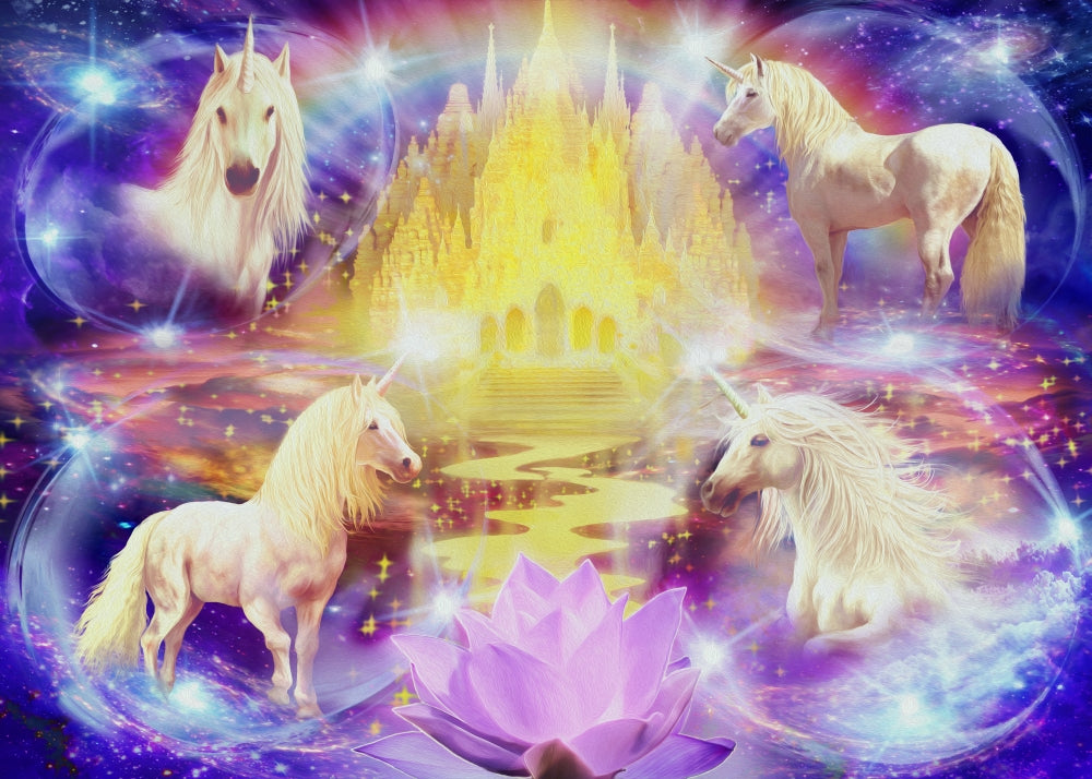 Light Palace Poster Print by Jan Patrick showcasing ethereal beauty and vibrant colors.