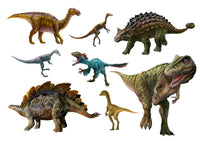 Dinosaur Collection 3 Poster Print by Jan Patrick featuring colorful dinosaur illustrations.